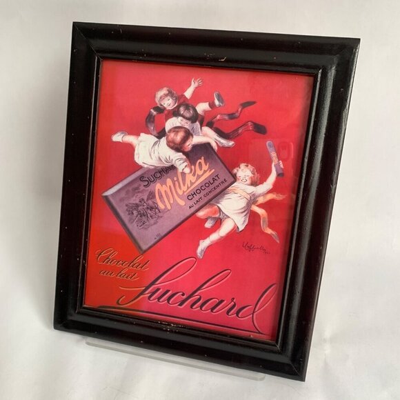 Chocolat Suchard Framed Image Print Advertising French - Picture 2 of 4
